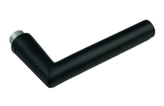 Afbeeldingen van AMI Deurkruk type 374 zwart gatdeel M6