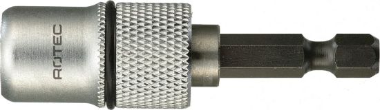 Afbeeldingen van ROTEC Bithouder E6,3X60MM magnetisch met QuickFiX snelspan