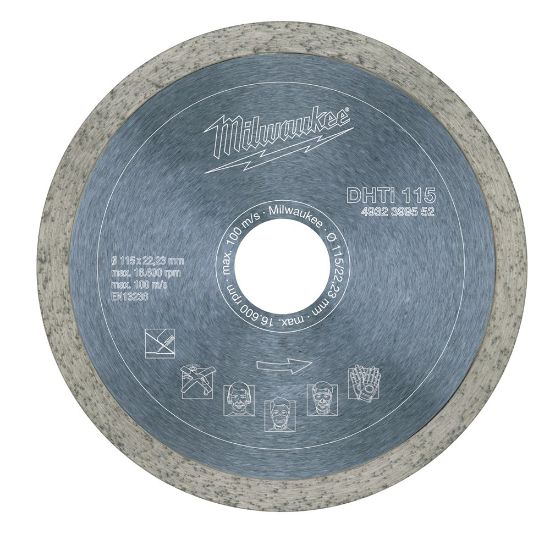 Afbeeldingen van MILWAUKEE Diamantzaagblad keramiek DHTi 115X22,23MM