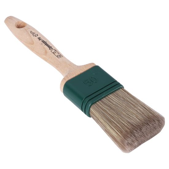 Afbeeldingen van COPENHAGEN PRO Platte kwast 5* beits synthetisch haar met FSC houten steel 2.5