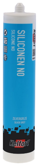 Afbeeldingen van KELFORT Siliconenkit zilvergrijs 310ML
