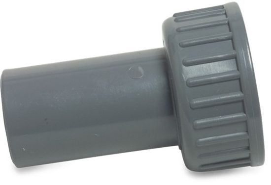 Afbeeldingen van VDL 2/3-koppeling PVC-U grijs 50MMX2" spie/wartel binnendraad 16bar