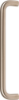 Afbeeldingen van OXLOC Deurgreep ronde hoeken 600 ST RVS mat geborsteld 19X319MM