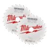 Afbeeldingen van MILWAUKEE Cirkelzaagblad hout 190X30MM 24T/24T 2x