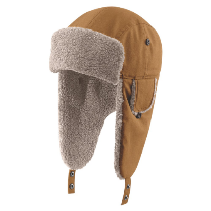 Afbeeldingen van CARHARTT Trapper muts 105052 bruin L-XL
