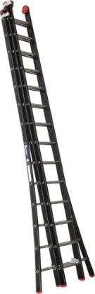 Afbeeldingen van KELFORT Opsteekladder ALU zwart 3X14 9,25M