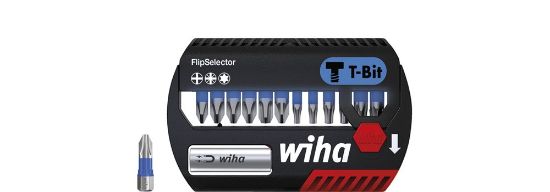 Afbeeldingen van WIHA Bitset FlipSelector T-bit 7947T ¼" 25MM PH/PZ/TX 14x