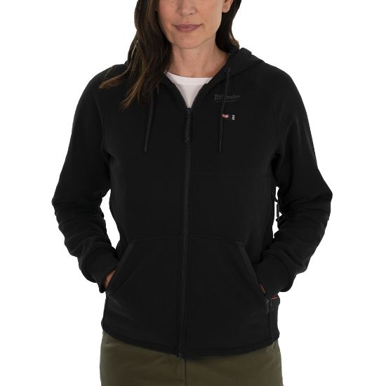 Afbeeldingen van MILWAUKEE Hoodie dames verwarmd M12HHLBL1-0 zwart XL