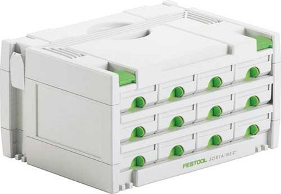 Afbeeldingen van FESTOOL Sortainer SYS 3-SORT/12 395X295X210MM 12 vaks 