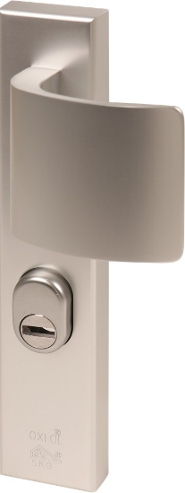 Afbeeldingen van OXLOC Veiligheidslangschild KTB deurduwer + krukgat recht R PC55 40MM