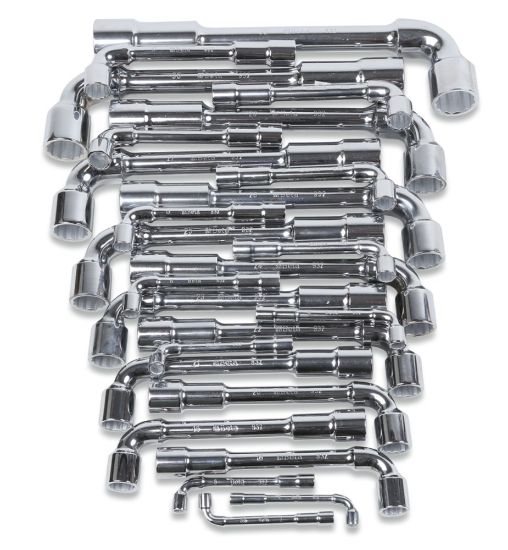 Afbeeldingen van BETA Pijpsleutelset gebogen 25x 932/S25