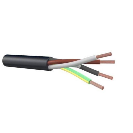 Afbeeldingen van Neopreen kabel 4x2.5 per mtr