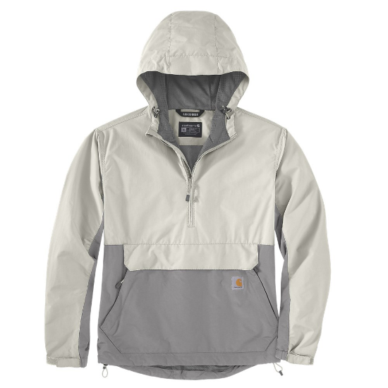 Afbeeldingen van CARHARTT Anorak jas lightweight opvouwbaar 105749 malt asphalt M