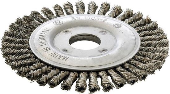 Afbeeldingen van FORUM Ronde borstel getordeerd staaldraad 115X6MM