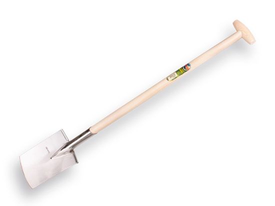 Afbeeldingen van ATLAS Damesspade gepolijst met opstap + T-steel 90CM 