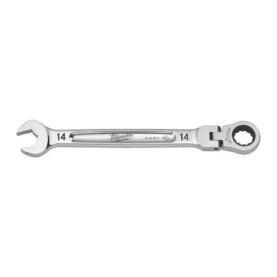 Afbeeldingen van MILWAUKEE Ringratelsteeksleutel flexibel MAXBITE 14MM