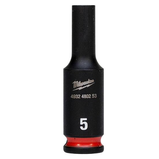 Afbeeldingen van MILWAUKEE Dop SHOCKWAVE ¼" lang 5MM