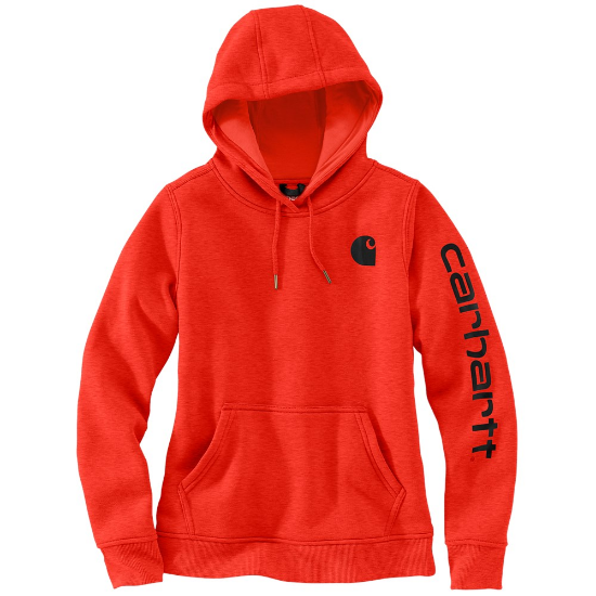 Afbeeldingen van CARHARTT Sweatshirt lange mouwen met grafische print dames 102791 currant heather XL