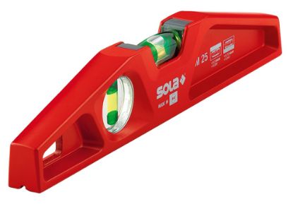 Afbeeldingen van SOLA Gegoten aluminium waterpas M 25CM