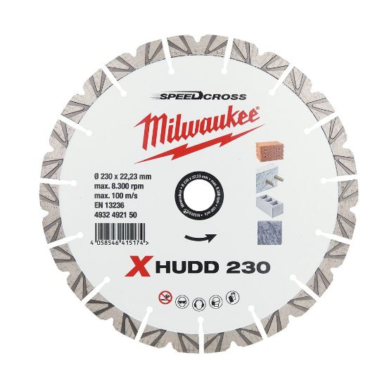 Afbeeldingen van MILWAUKEE Diamantzaagblad SpeedCross Extreme HUDD 230X22,23MM