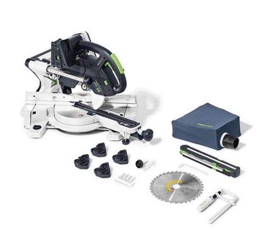 Afbeeldingen van FESTOOL Accu afkortzaag KSC 60 EB-Basic KAPEX 216MM 2x18V 