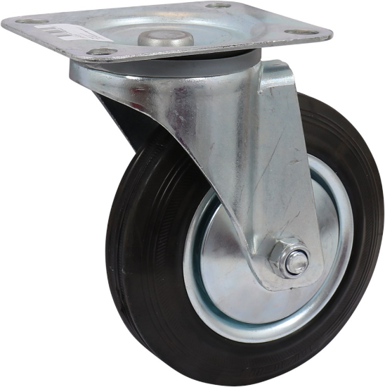 Afbeeldingen van KELFORT Zwenkwiel EV rubber velg 160MM