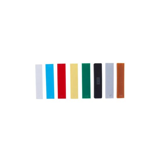 Afbeeldingen van ZWALUW Kunststof beglazingsblok rood 24X3X100MM