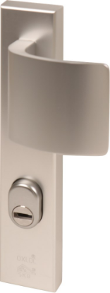 Afbeeldingen van OXLOC Veiligheidslangschild KTB deurduwer + krukgat recht R PC72 40MM