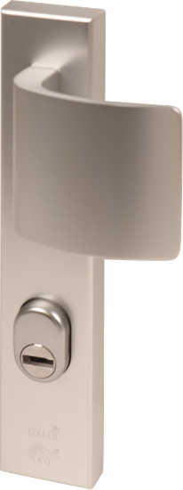 Afbeeldingen van OXLOC Veiligheidslangschild KTB deurduwer + krukgat recht R PC72 40MM