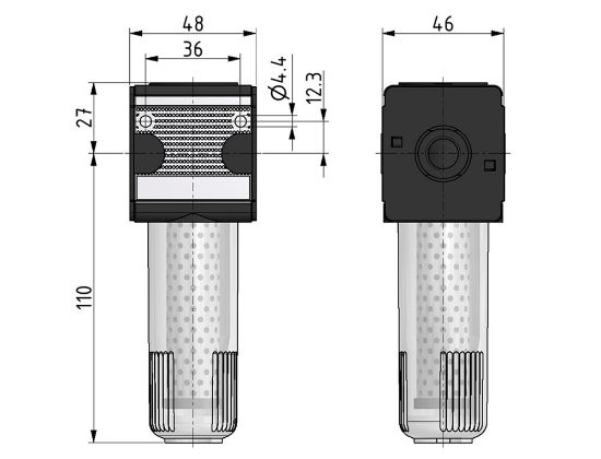 Afbeeldingen van Actieve koolfilter G¼" BG1
