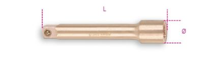 Afbeeldingen van BETA Verlengstuk ¾" vonkvrij 926BA/22 200MM