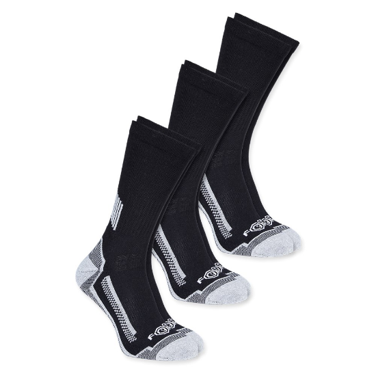 Afbeeldingen van CARHARTT Sokken force work 800100 zwart L 3x