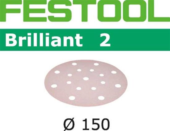 Afbeeldingen van Schuurschijf Briljant K180 D150/16MM 10x