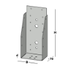 Afbeeldingen van GEBR. BODEGRAVEN Balkdrager GBS-ZL SV 100X225MM 1,5MM