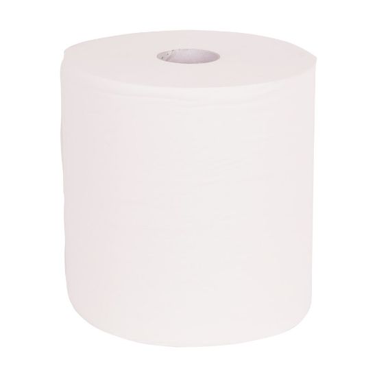 Afbeeldingen van Maxirol 2-laags cellulose wit 28CM 400M