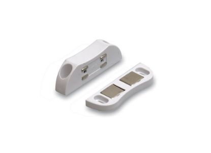 Afbeeldingen van Magneetsnapper slagvast kunststof wit 4kg