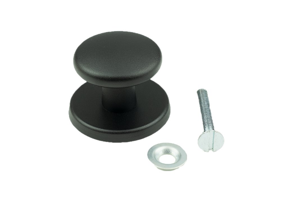 Afbeeldingen van AMI Deurknopset type 160/50 zwart deurdikte 40MM