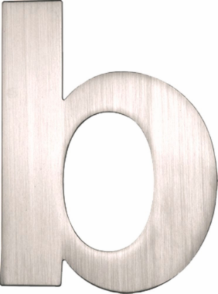 Afbeeldingen van OXLOC Huisnummer RVS letter B