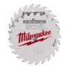 Afbeeldingen van MILWAUKEE Cirkelzaagblad hout 165X⅝" 24T 2x