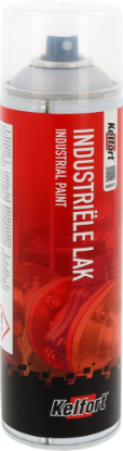Afbeeldingen van KELFORT Industrie lak metalisch zilver aluminium 500ML