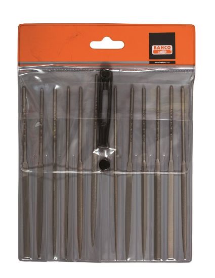 Afbeeldingen van BAHCO Naaldvijlenset basterd 160MM 12x