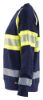 Afbeeldingen van BLÅKLÄDER Sweater dames 3409 marineblauw/High Vis geel M