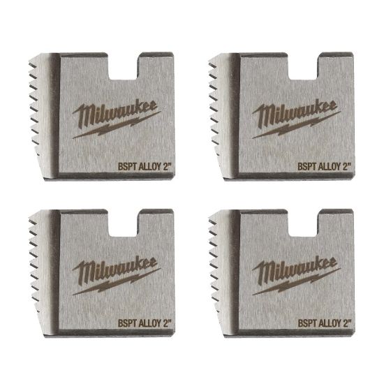 Afbeeldingen van MILWAUKEE Pijpdraadsnijder matrijs FPTD 2" BSPT Alloy gelegeerd 4x