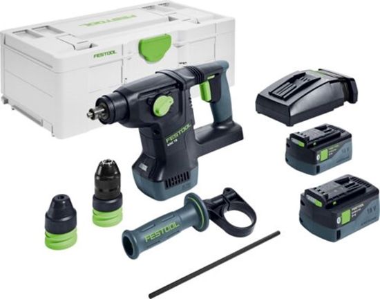 Afbeeldingen van FESTOOL Accu combihamer KHC185,0EBI-Plus 18V 2x 5,0Ah in systainer