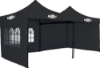 Afbeeldingen van KELFORT Zijwandset zwart 2,9X2,9M t.b.v. doorwerktent