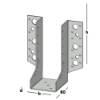 Afbeeldingen van GEBR. BODEGRAVEN Raveeldrager SV zwaar 380/63X158MM 2MM