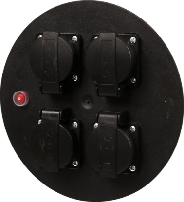 Afbeeldingen van KELFORT Contactplaat 4X t.b.v. kabelhaspel ER600 met thermische beveiliging