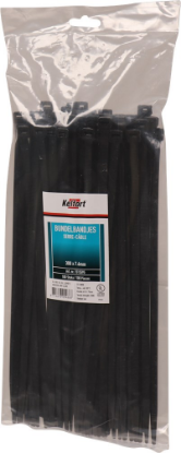 Afbeeldingen van KELFORT Bundelbandjes nylon zwart 300X7,6MM