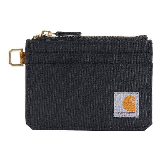 Afbeeldingen van CARHARTT Pasjeshouder met rits dames 801977 zwart onesize