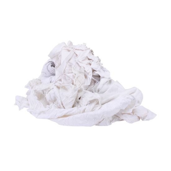 Afbeeldingen van Poetslap BJC tricot/w wit 10kg